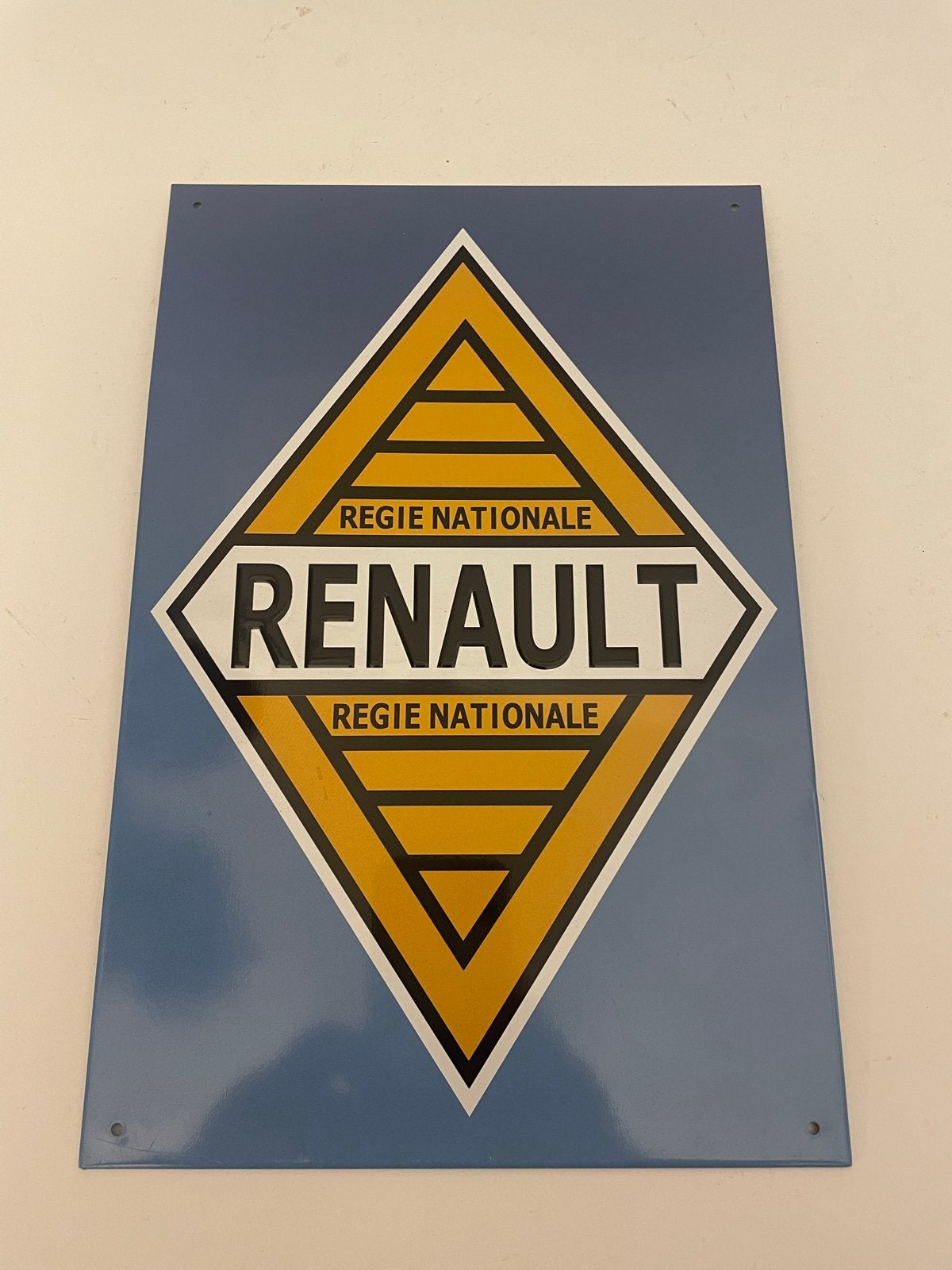 Blikken reclamebord Renault - Vintage look, Ophalen of Verzenden, Gebruikt, Auto's