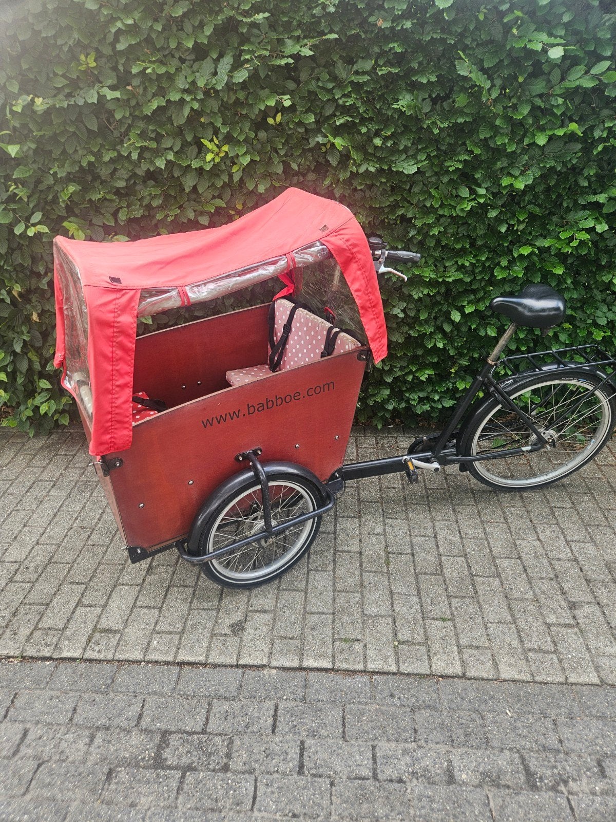 Babboe Big Bakfiets met Huif - Ideaal voor Gezinnen, Ophalen of Verzenden