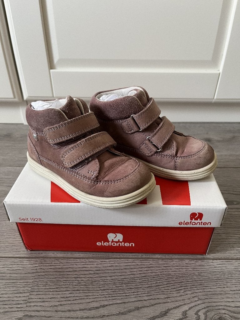 Elefanten schoen leder paars maat 24, Gebruikt, Meisje, Schoenen, Ophalen of Verzenden