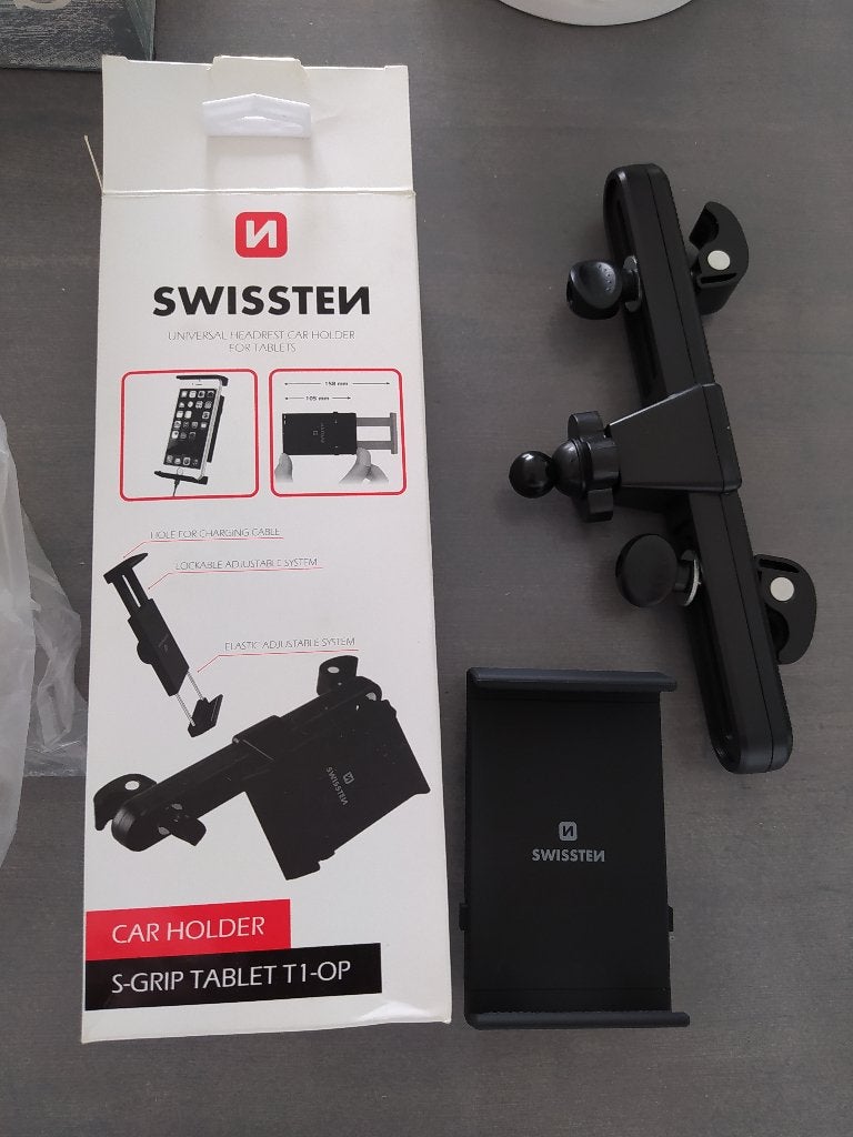 2x Swisstein Tablet Autohouder - Setprijs, Ophalen of Verzenden, Zo goed als nieuw, Auto