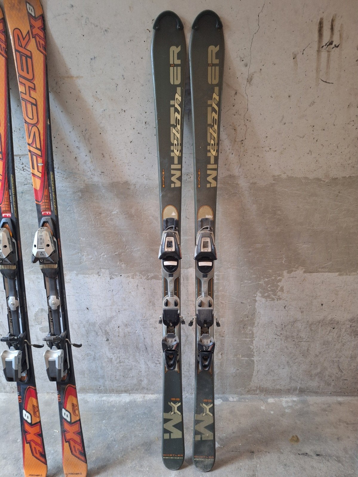 Fischer FX8 en Elan Ski's met bindingen, 140 tot 160 cm, Ophalen of Verzenden, Skiën, Ski's