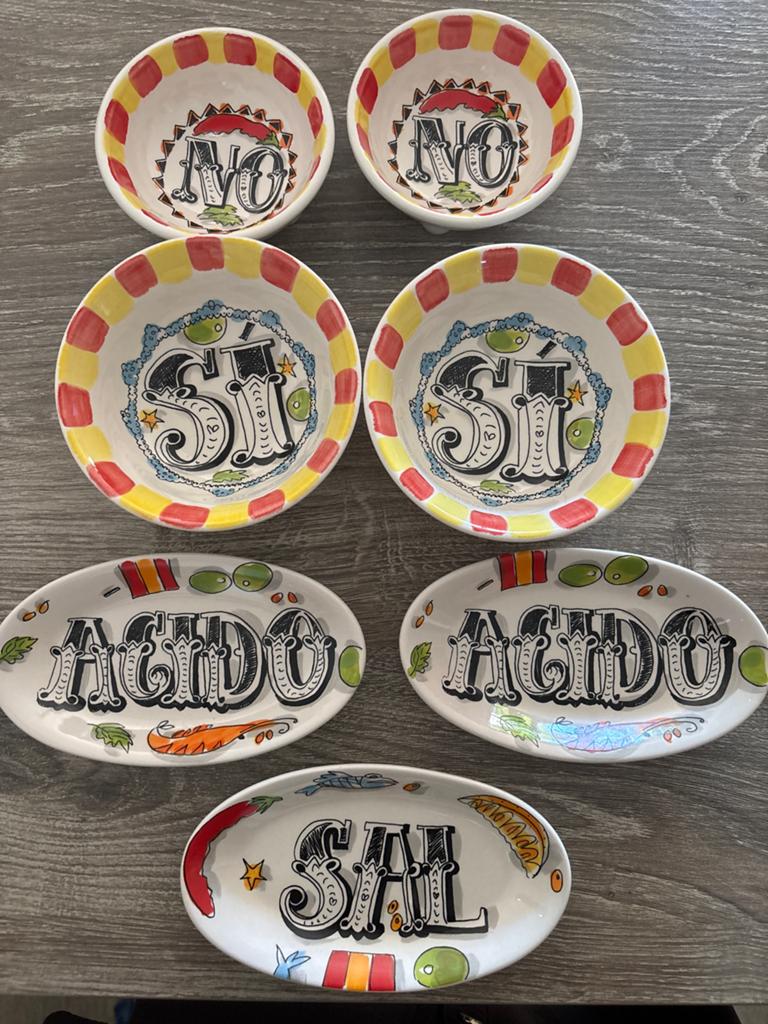 Blond Amsterdam Tapas Set, Ophalen of Verzenden, Zo goed als nieuw, Aardewerk, Schaal of Schalen
