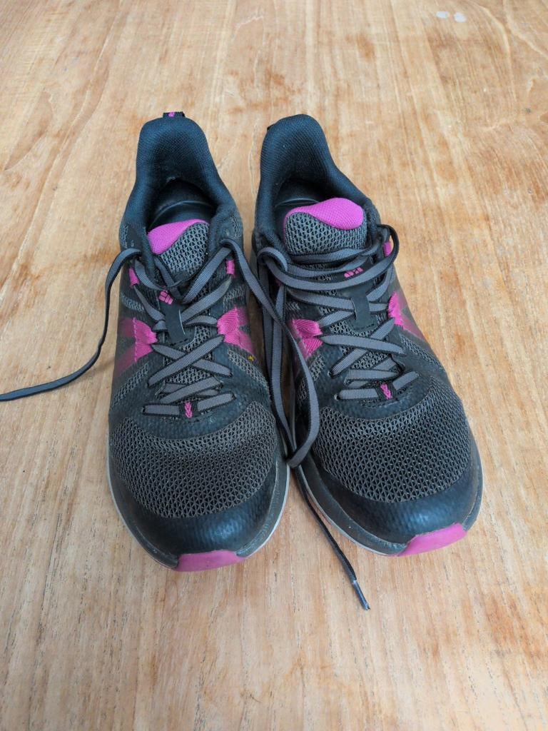 Columbia hardloopschoenen dames maat 40 - Grijs/Roze, Sport en Fitness, Gebruikt, Hardloopschoenen, Hardlopen, Ophalen