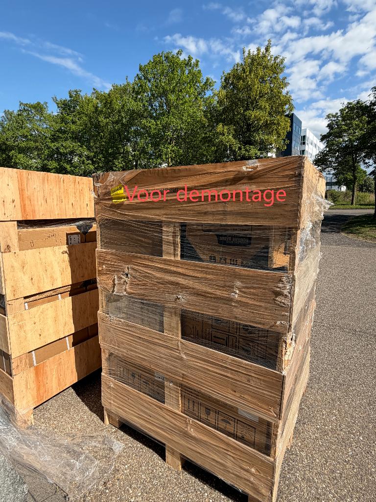 Gratis houten transportkisten / verpakkingshout – Almere, Ophalen, Gebruikt, 50 mm of meer, Pallet