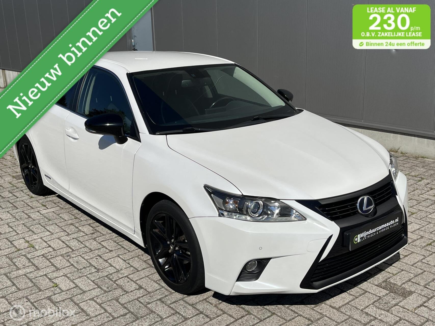 Lexus CT 200h Sport Edition, Camera, Half leder, Stoel VV, Auto's, Lexus, 136 pk, Gebruikt, 4 cilinders, Leder en Stof