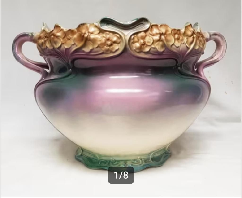 Art Nouveau Cache pot - Bonn , Franz Ant.Mehlem., Ophalen of Verzenden