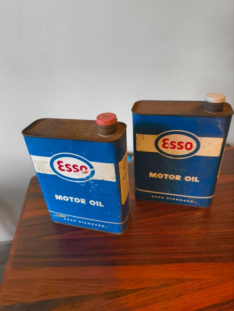 Esso oliekannen, Verzamelen, Merken en Reclamevoorwerpen, Ophalen of Verzenden