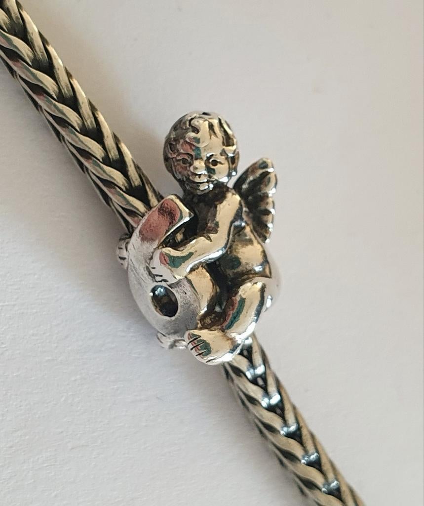 Trollbeads Cherub nr. 6, Ophalen of Verzenden, Nieuw, Zilver, Trollbeads