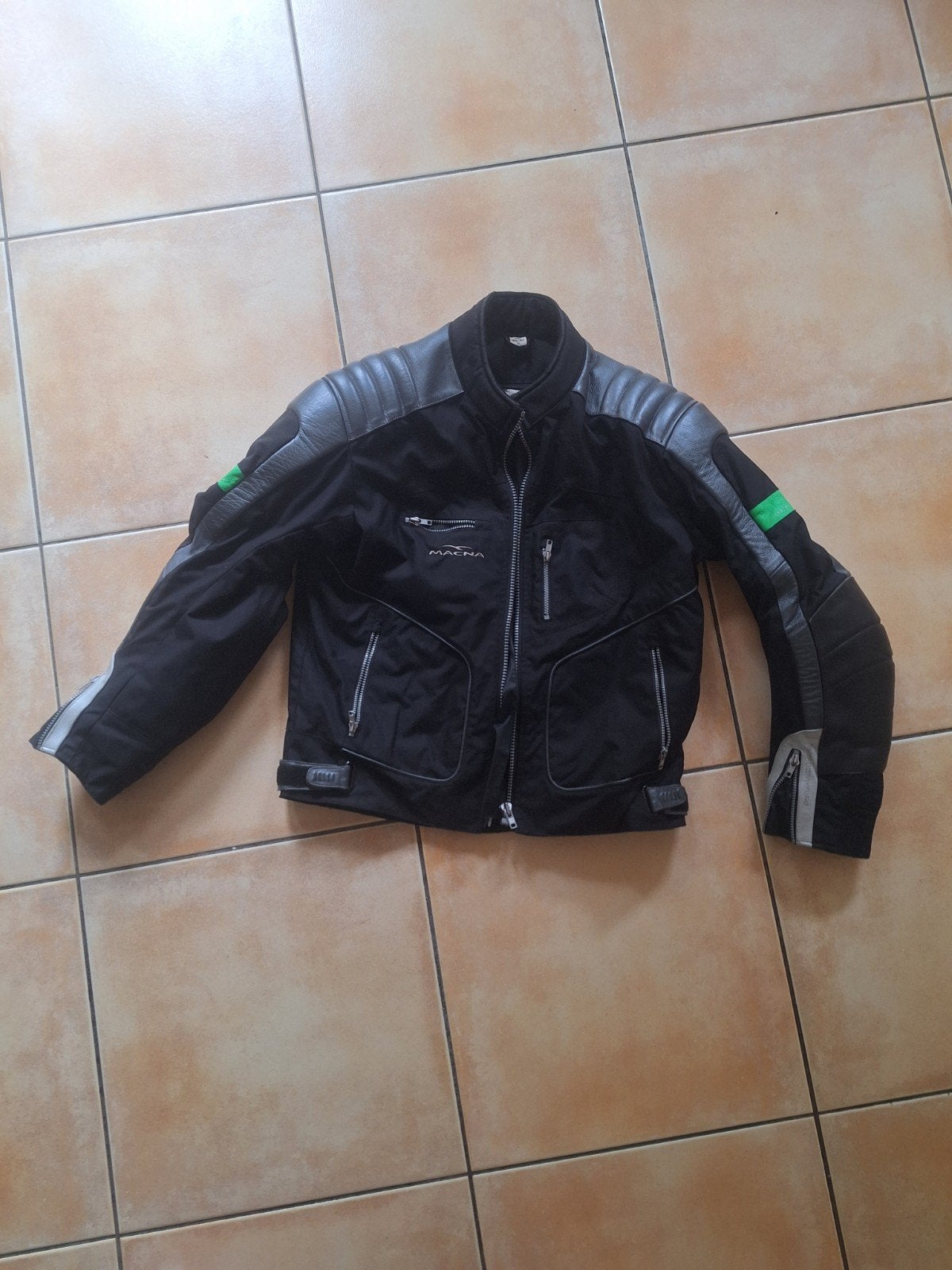 Macna motorjas - Textiel en leer - Maat XL, Motoren, Jas | textiel, Heren, Ophalen of Verzenden, Tweedehands
