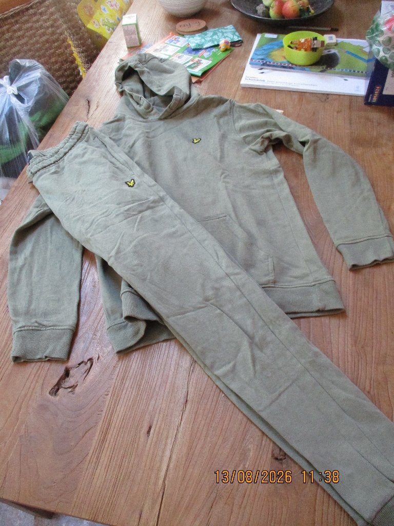 Lyle & scott maat 170 -176 set, Gebruikt, Lyle & Scott, Ophalen of Verzenden, Setje