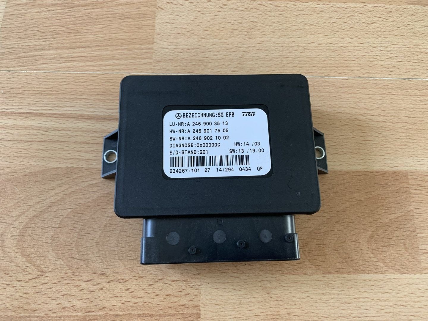 mercedes CLA / GLA 2013 tot 2018 handrem module A2469003513, Gebruikt, -, Ophalen of Verzenden, -