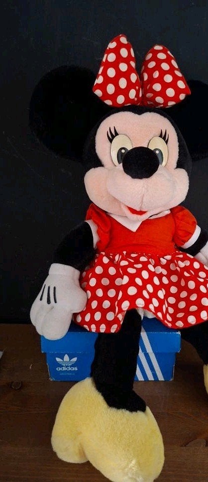Minnie Mouse knuffel Disneyland Parijs, Ophalen of Verzenden, Mickey Mouse, Zo goed als nieuw, Knuffel