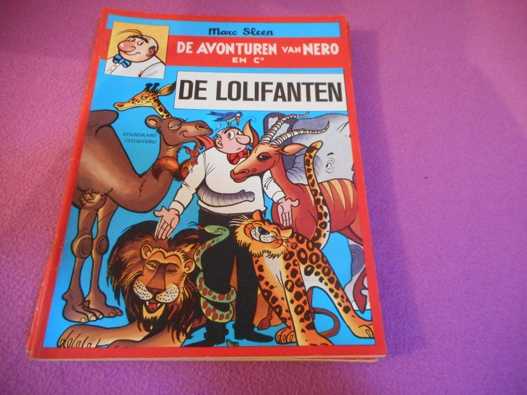 NERO  Nr 7 "De Lollifanten" uit de Kleurenreeks! Nette staat, Boeken, Meerdere stripboeken, Verzenden, Gelezen, Marc Sleen