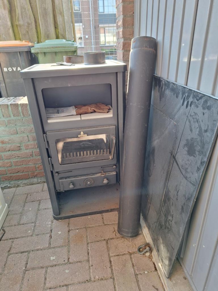 Open haard / kachel, Ophalen of Verzenden, Gebruikt, Hout, Houtkachel