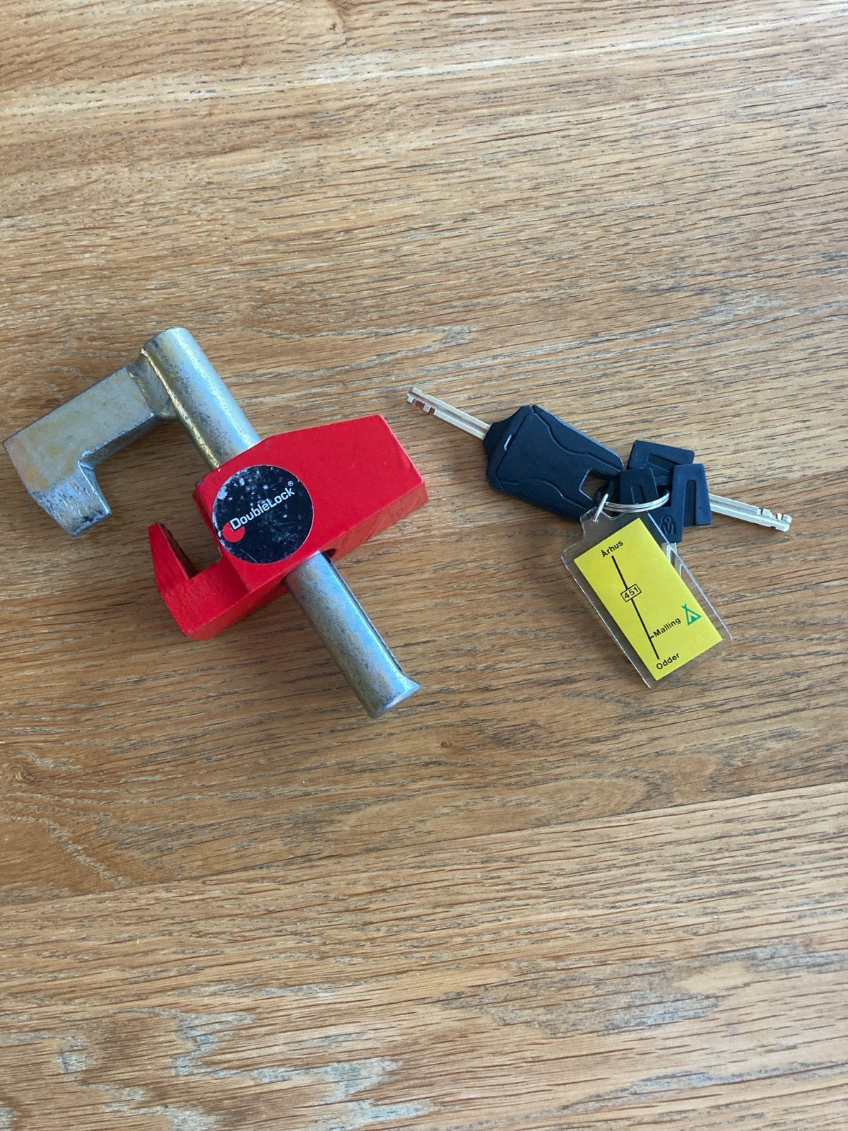 DoubleLock Disselslot voor aanhanger/caravan, Ophalen of Verzenden, Gebruikt