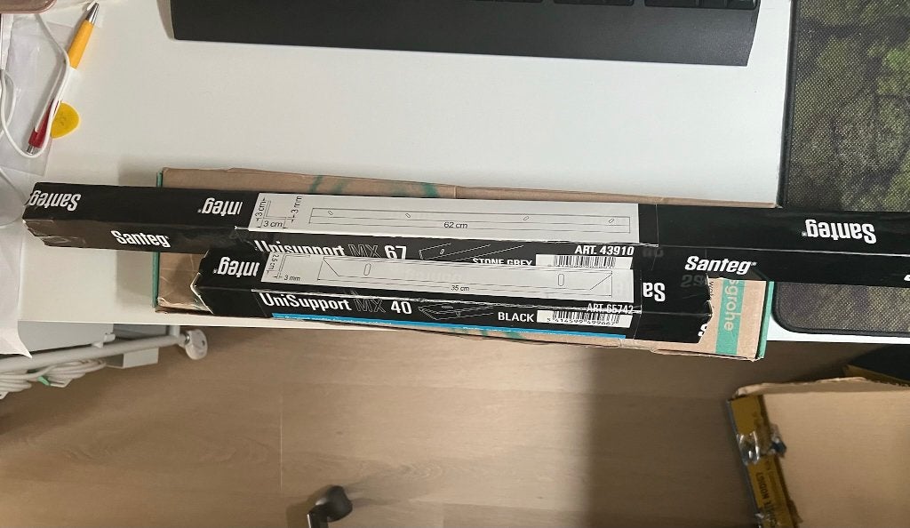 Santeg UniSupport ondersteuningsprofielen badkamerkast, Doe-het-zelf en Verbouw, Sanitair, Ophalen of Verzenden, Nieuw, Overige typen