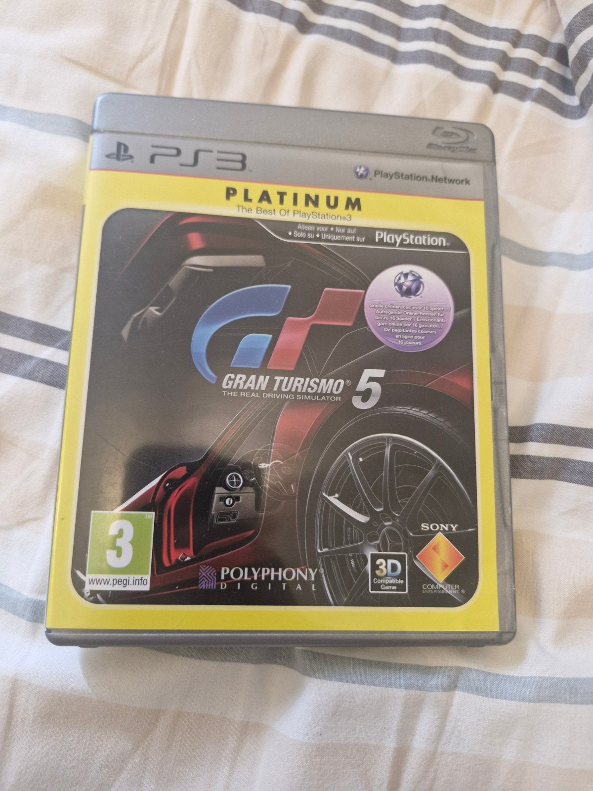 Gran Turismo 5 Platinum PS3 - Realistische Race-Simulator, Ophalen of Verzenden