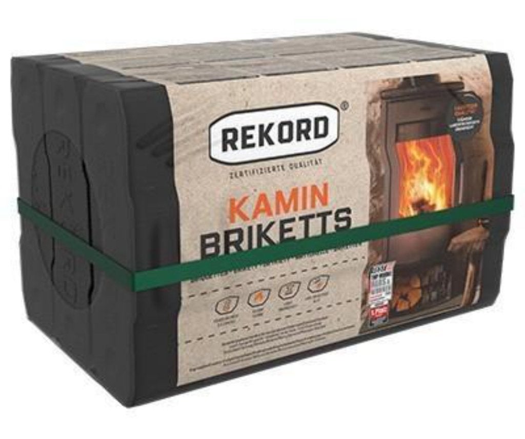 Rekord Bruinkool Briketten 10 of 25 kg. verpakkingen, Minder dan 3 m³, Ophalen of Verzenden, Overige houtsoorten, Blokken