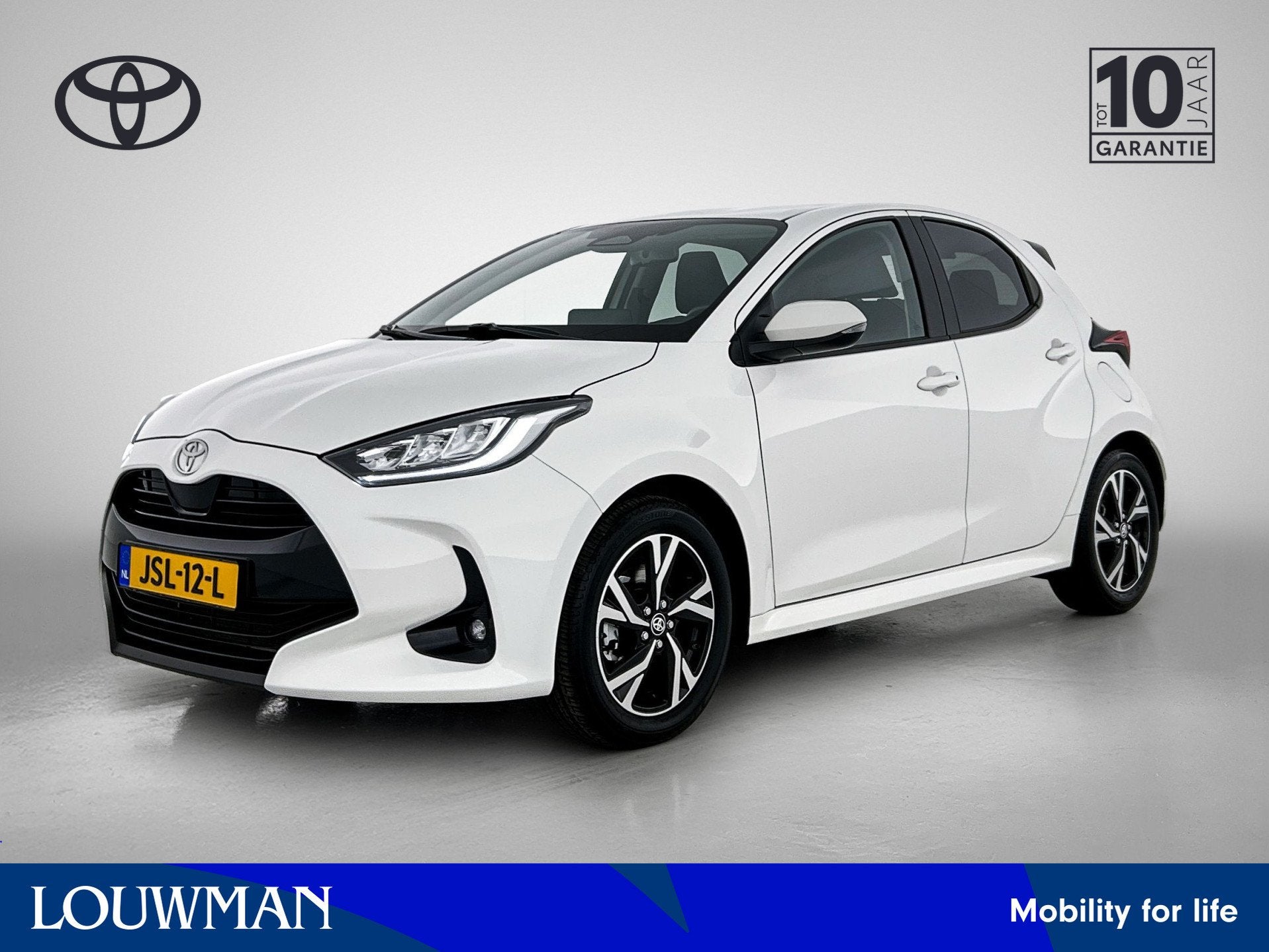 Toyota Yaris 1.5 Hybrid 115 Dynamic | Carplay | Achteruitrij, 12 maanden, Gebruikt, Wit, 1490 cc
