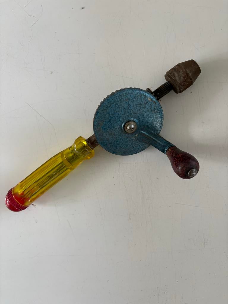 Vintage handboortje - Klassiek gereedschap, Ophalen of Verzenden, Gebruikt, Overige typen