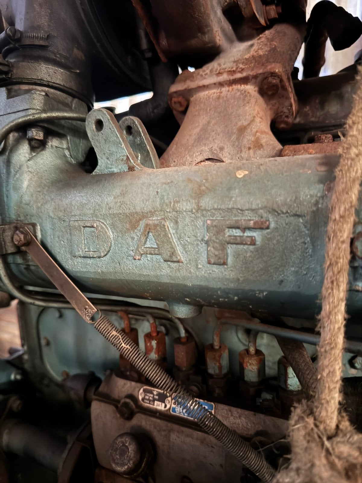 Binnenboordmotor daf met turbo, Watersport en Boten, Ophalen, Gebruikt, Motor en Techniek