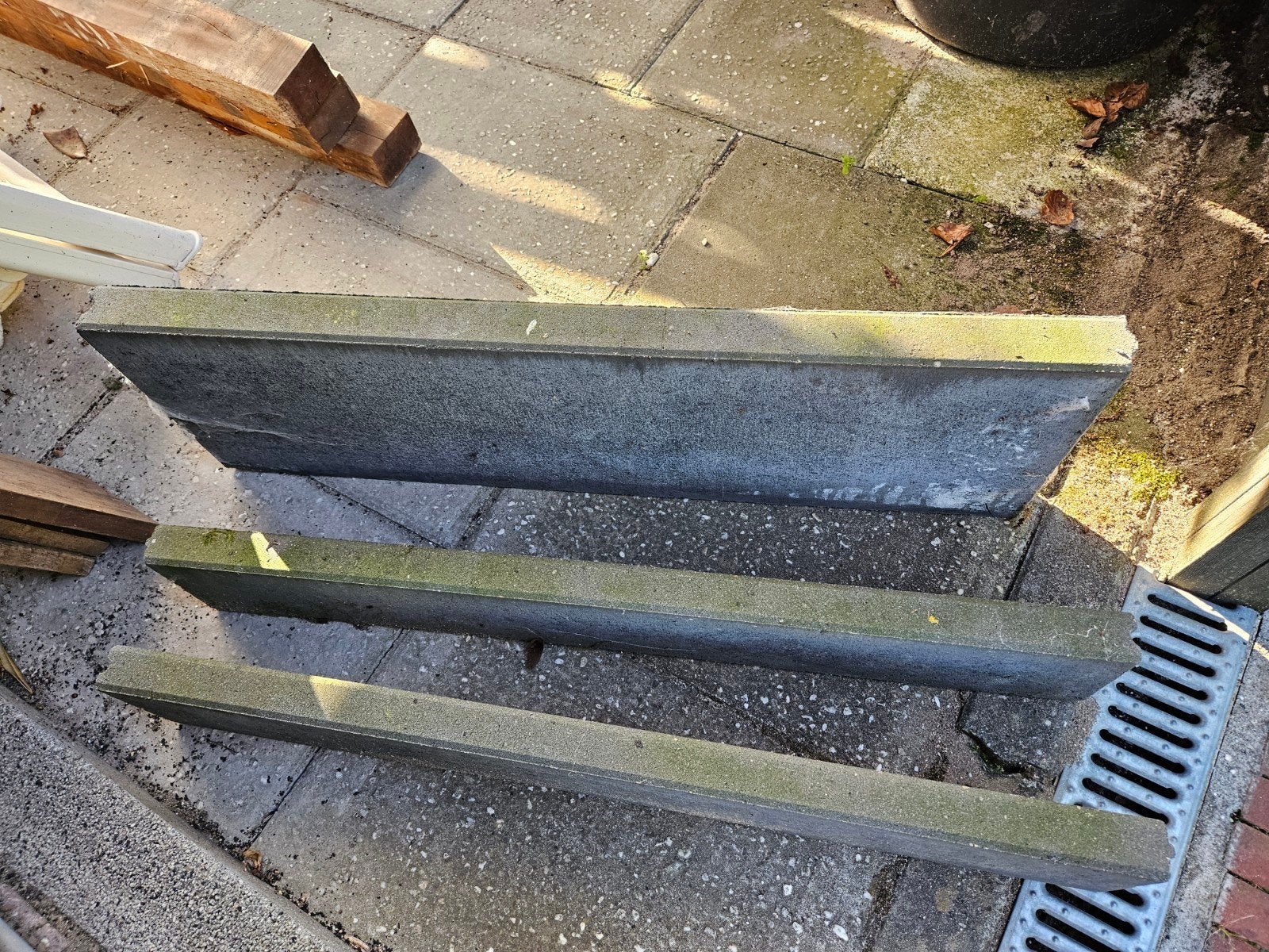 Betonnen opsluitbanden / stoepranden, Ophalen, Gebruikt, Overige typen