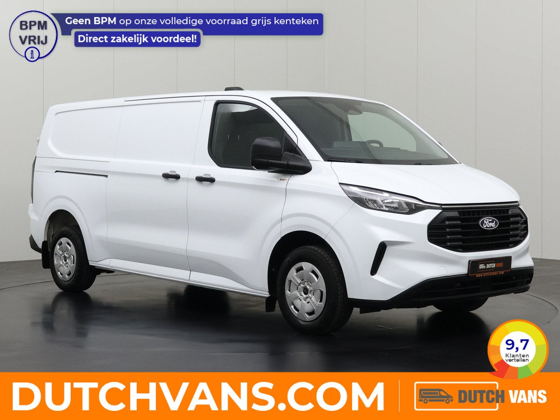 Ford Transit Custom 2.0TDCi 136PK Lang Business Digital | Le, Voorwielaandrijving, Dealer onderhouden, 136 pk, Gebruikt