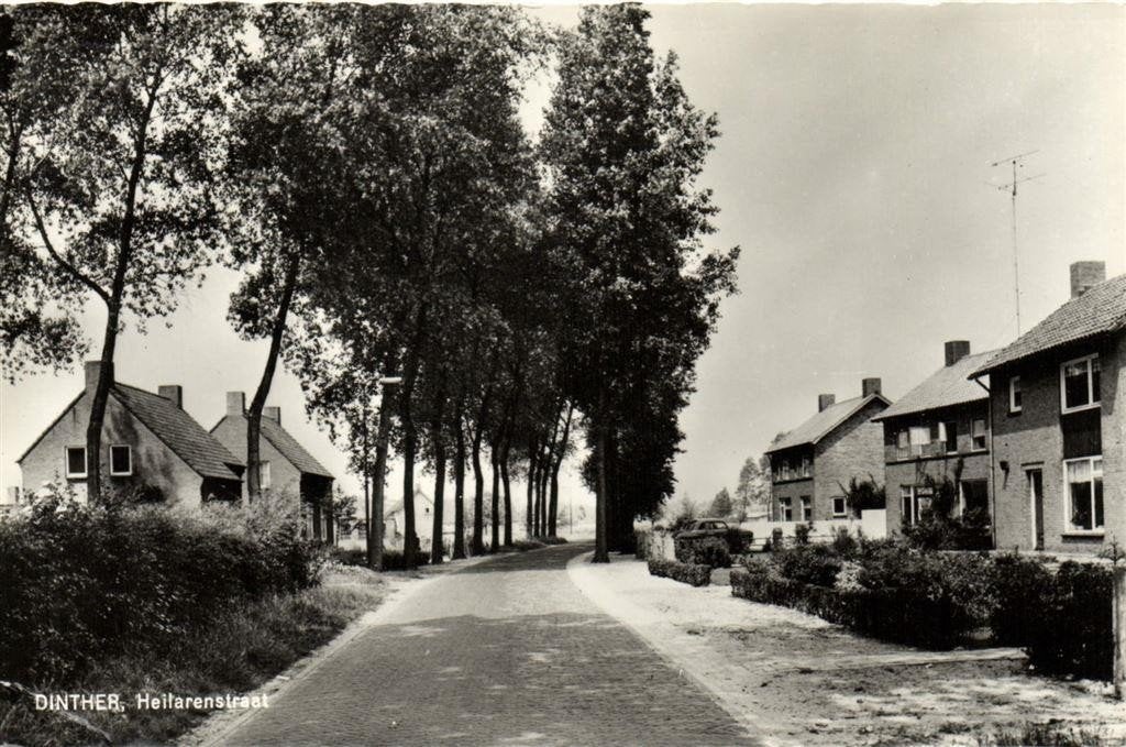 Dinther, Heilarenstraat - ongelopen, Verzenden, 1960 tot 1980, Ongelopen, Noord-Brabant
