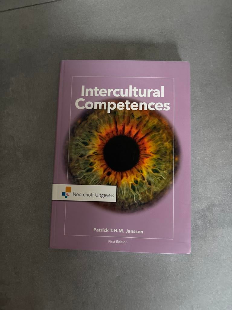 Intercultural Competences - Patrick T.H.M. Janssen, Boeken, Studieboeken en Cursussen, Zo goed als nieuw, HBO, Gamma, Ophalen of Verzenden