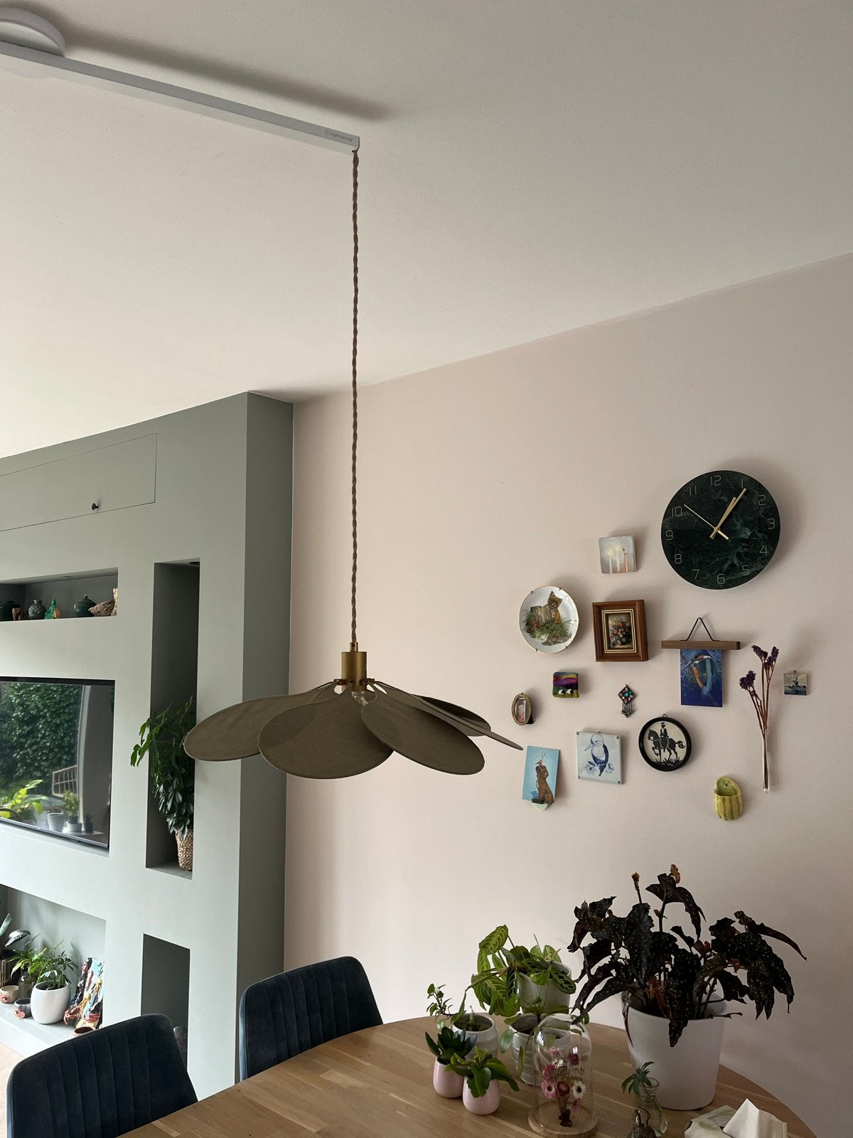 Hanglamp Karwei - Zo goed als nieuw, Ophalen of Verzenden, Zo goed als nieuw, Textiel, E27 (groot)