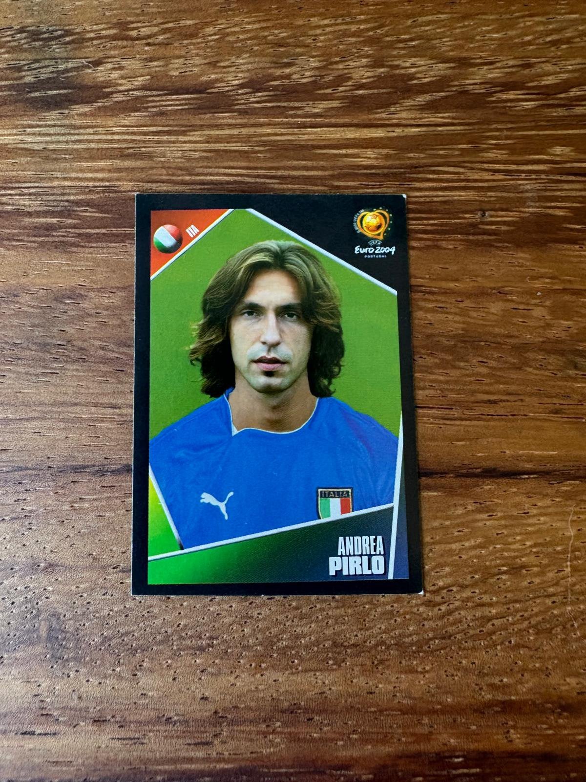 Andrea Pirlo Panini Sticker UEFA Euro 2004, Hobby en Vrije tijd, Stickers en Plaatjes, Ophalen of Verzenden, Zo goed als nieuw