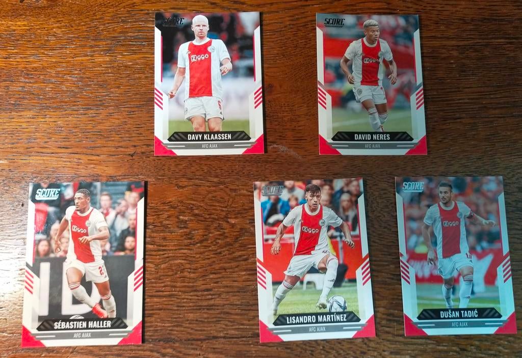 Ajax Score 2021-2022 Voetbalplaatjes - 5 stuks, Ophalen of Verzenden