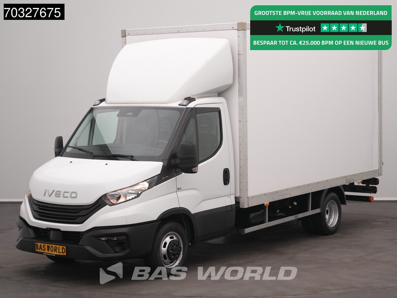 Iveco Daily 35C16 3.0L Laadklep NEW MODEL Dubbellucht 160PK, Stof, Gebruikt, Euro 6, 4 cilinders
