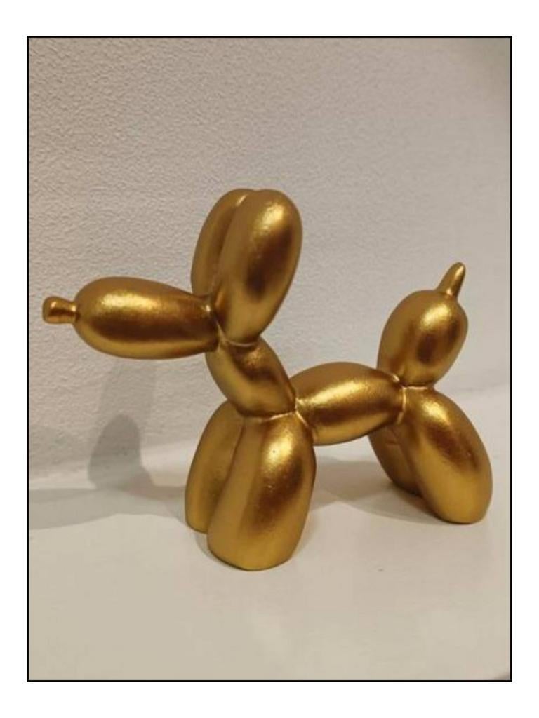 Gouden ballon hond, Verzamelen, Ophalen of Verzenden, Zo goed als nieuw, Dier