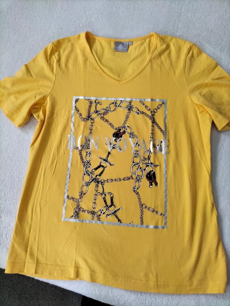 Nieuw geel t shirt, Ophalen of Verzenden, Nieuw, Geel, Korte mouw