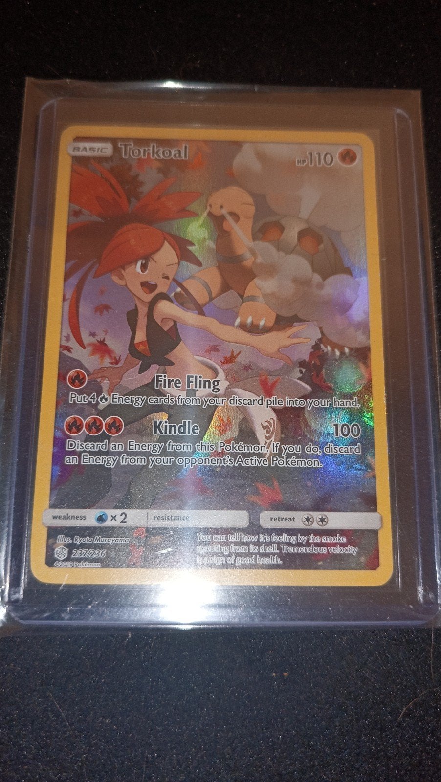 Torkoal (Trainer Gallery) Pokémon kaart, Ophalen of Verzenden, Zo goed als nieuw, Losse kaart