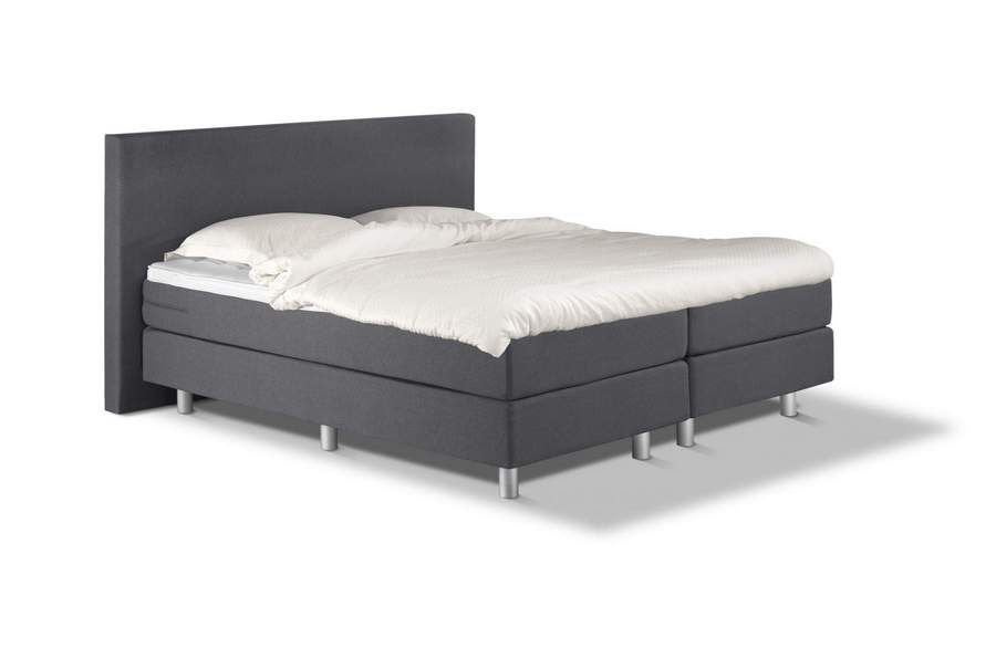 Avek boxspring, 210 cm, Ophalen of Verzenden, 180 cm, Grijs