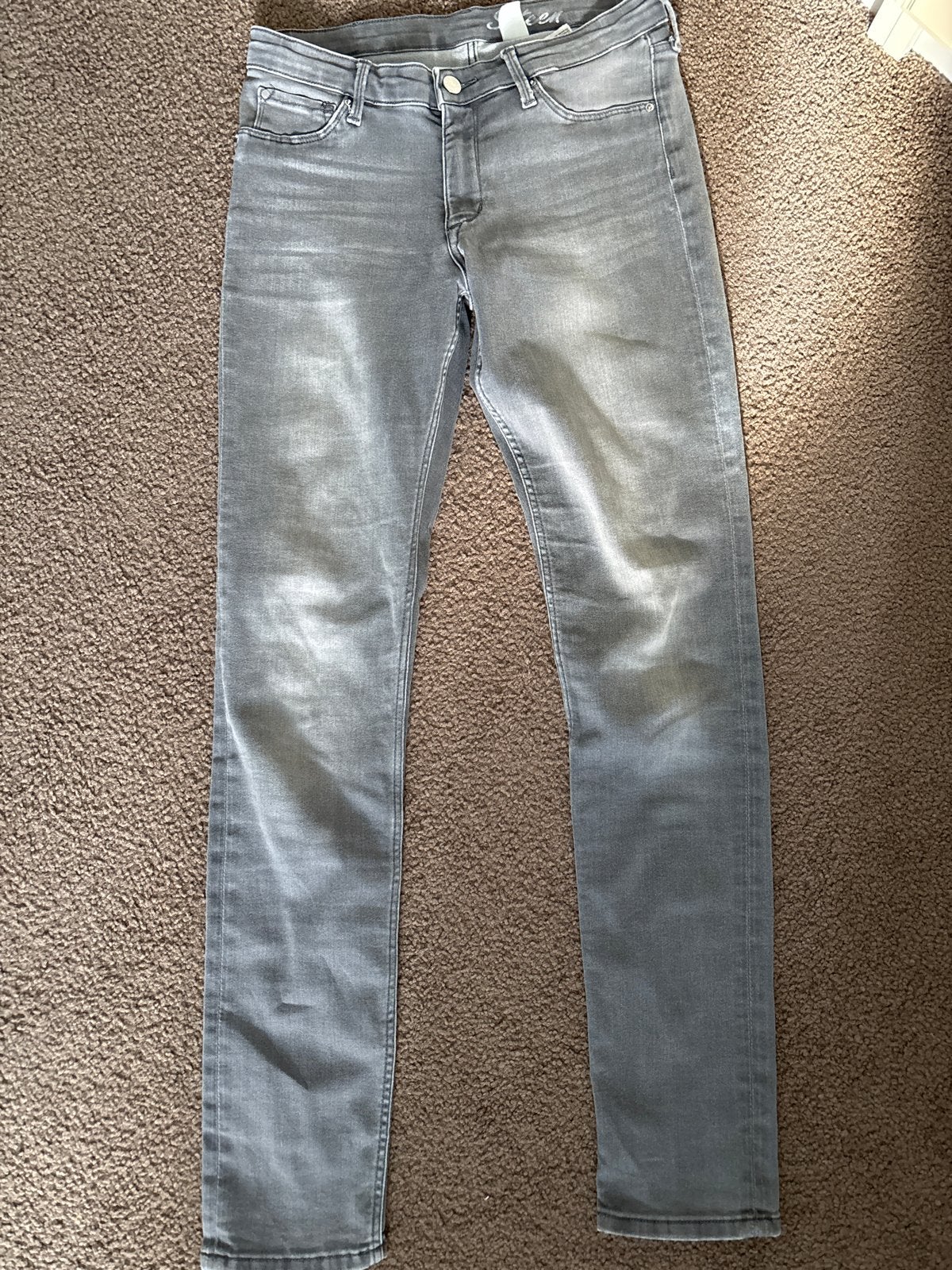 Grijze skinny broek maat 170, Kinderen en Baby's, Ophalen of Verzenden, Gebruikt, Jongen of Meisje, Broek