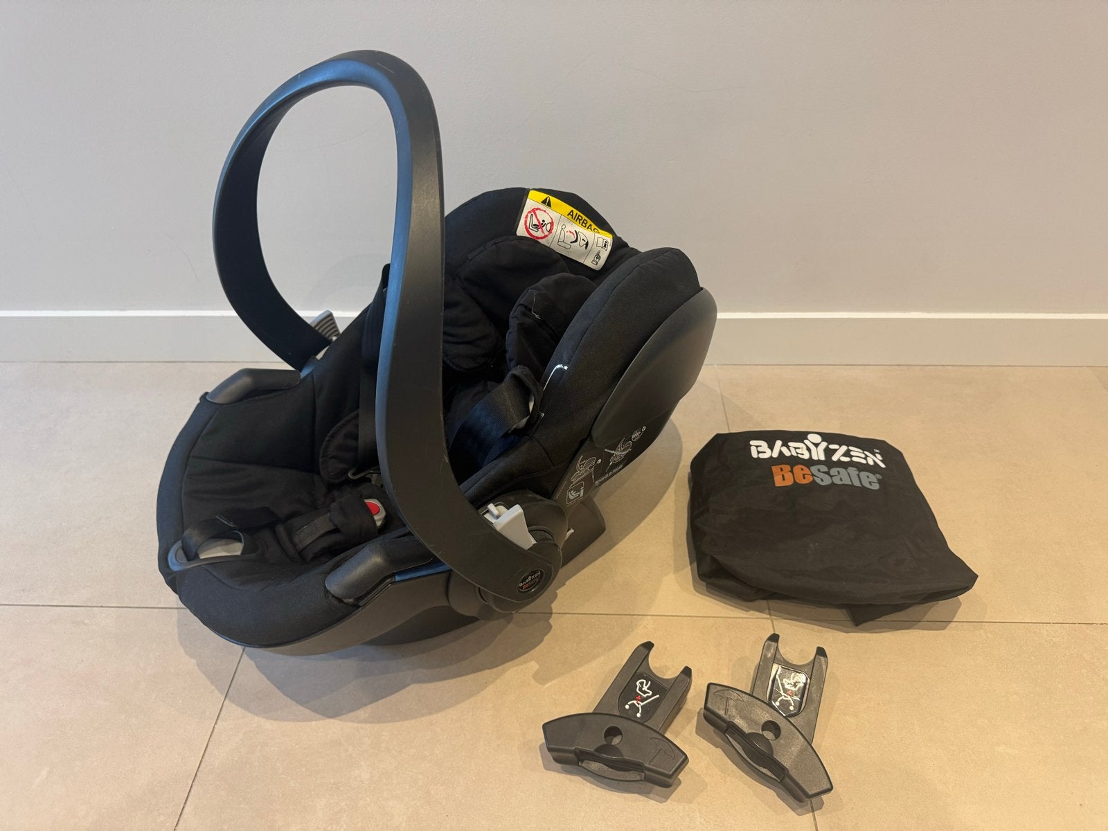 Babyzen BeSafe iZi Go autostoel met Yoyo 2 adapters, Overige merken, Gebruikt, Isofix, 0 t/m 13 kg