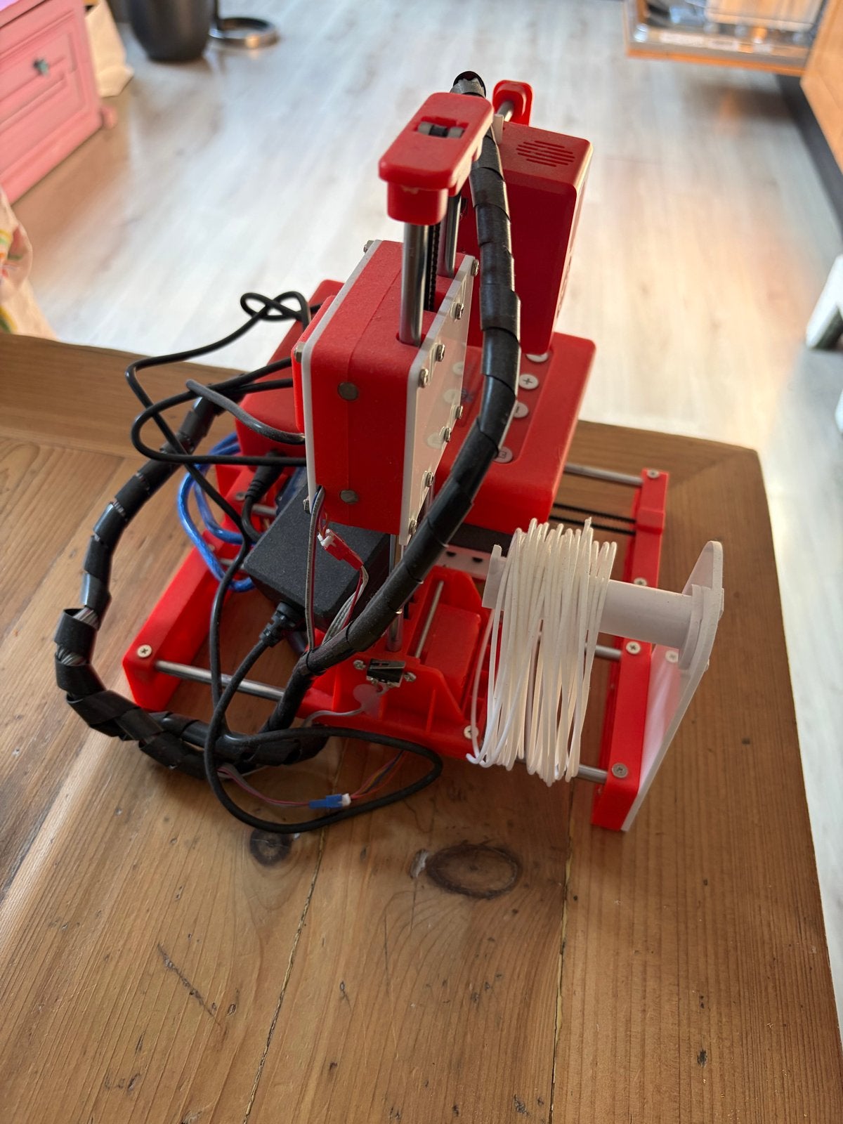 Monoprice Mini Delta V2 3D-printer, Computers en Software, 3D Printers, Ophalen, Gebruikt, Filament