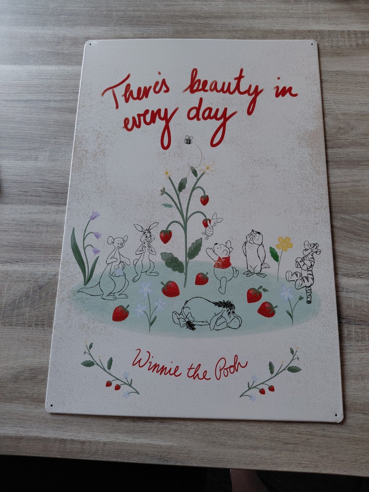 metallic winnie the pooh decoratie, Verzamelen, Ophalen, Winnie de Poeh of vrienden, Zo goed als nieuw, Overige typen