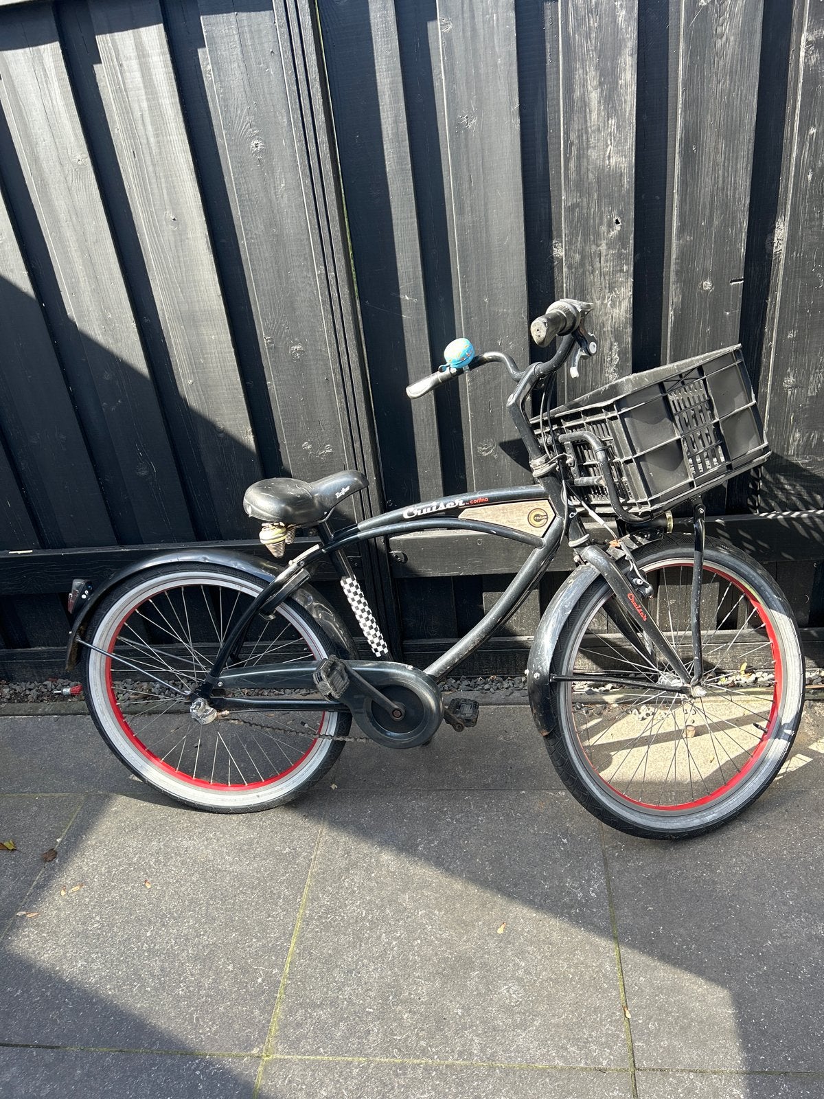 Cortina Cruiser met mand kinderfiets, Ophalen, Gebruikt, Terugtraprem, 20 inch of meer