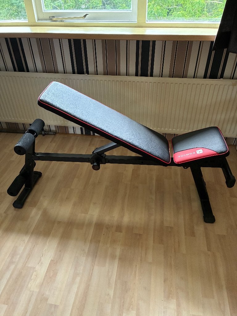 fitnessbankje en multifunctioneel rek, Ophalen, Krachtstation, Zo goed als nieuw, Buik