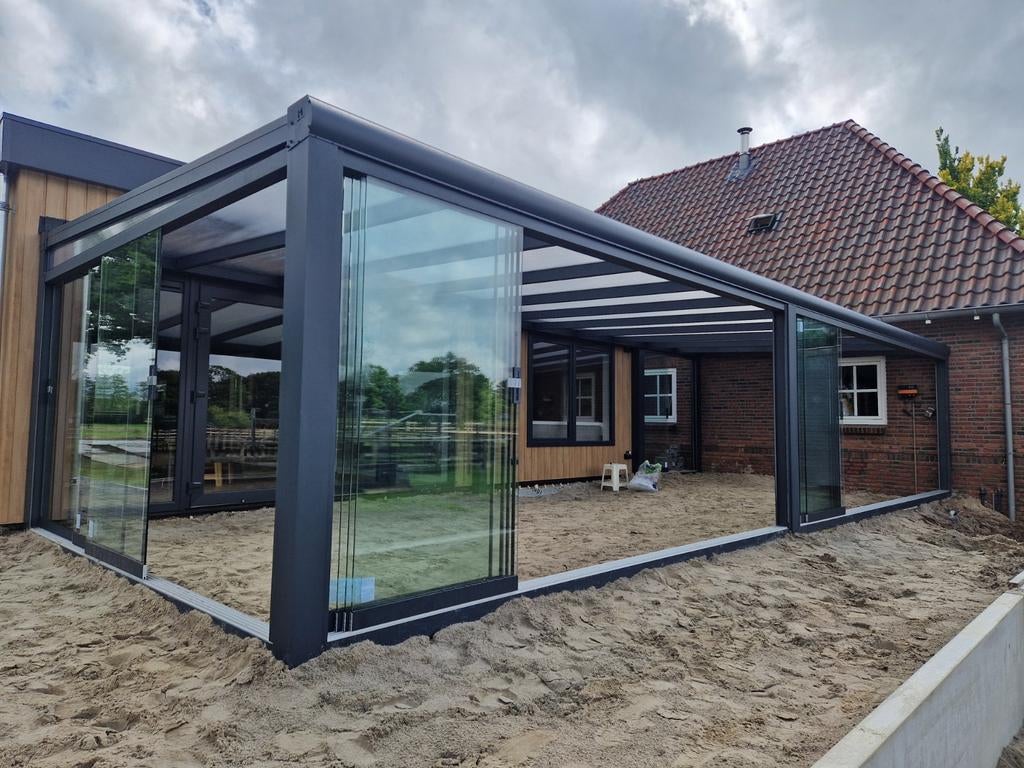 Veranda's Overkappingen INCLUSIEF MONTAGE GRATIS OPMAAT, Tuin en Terras, Overkappingen, Ophalen of Verzenden, Nieuw, Veranda
