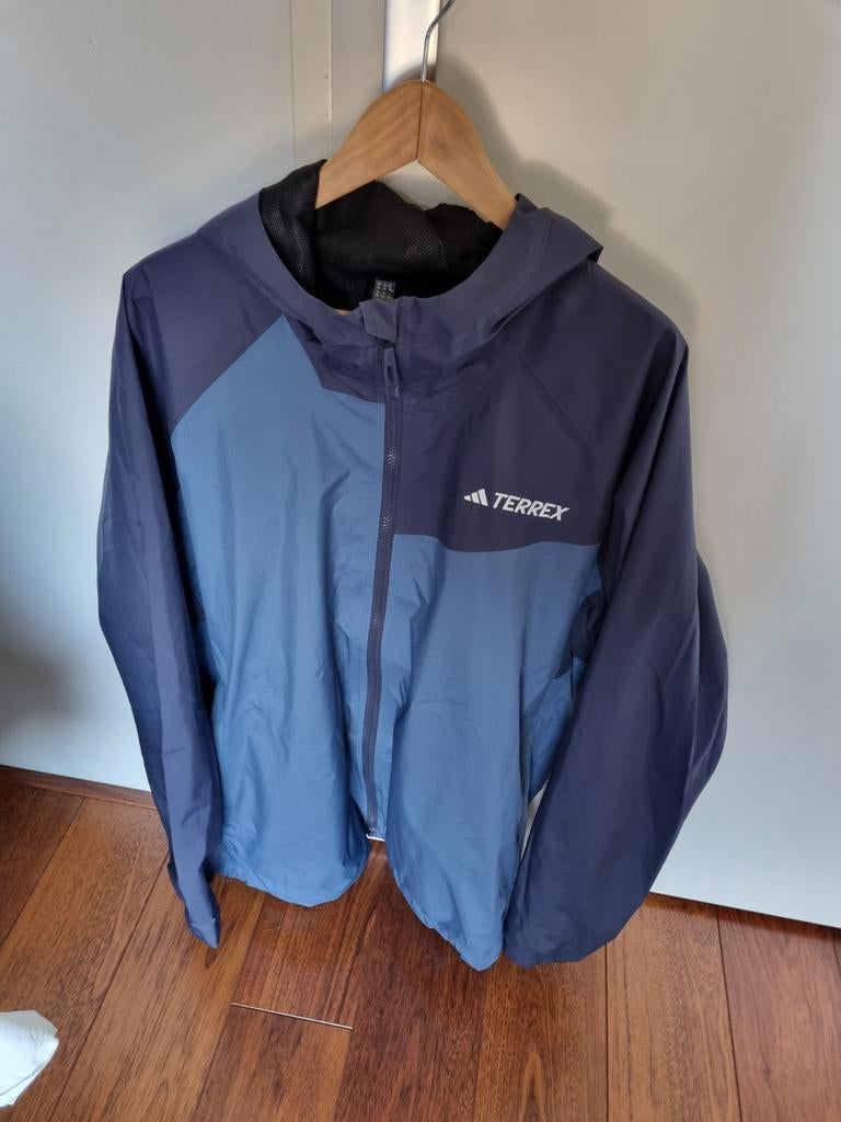 Adidas zomerjas 2xl, Ophalen of Verzenden, Zo goed als nieuw, Overige maten, Blauw