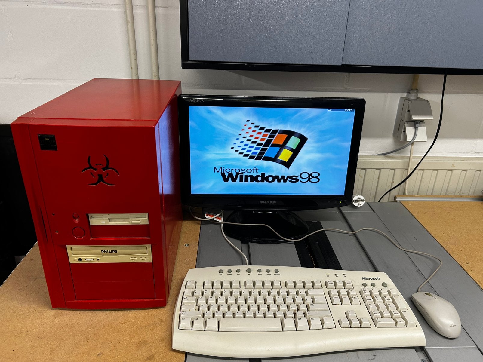 Retro PC – Intel Pentium II 266 MHz – Windows 98, Ophalen of Verzenden