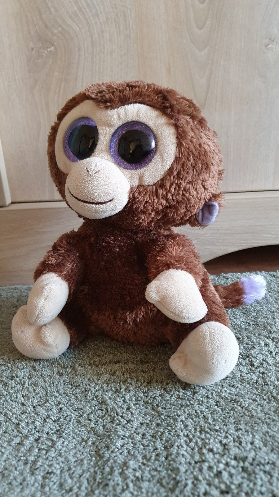 Ty knuffelaap Coconut., Ophalen of Verzenden, Zo goed als nieuw, Aap, Ty