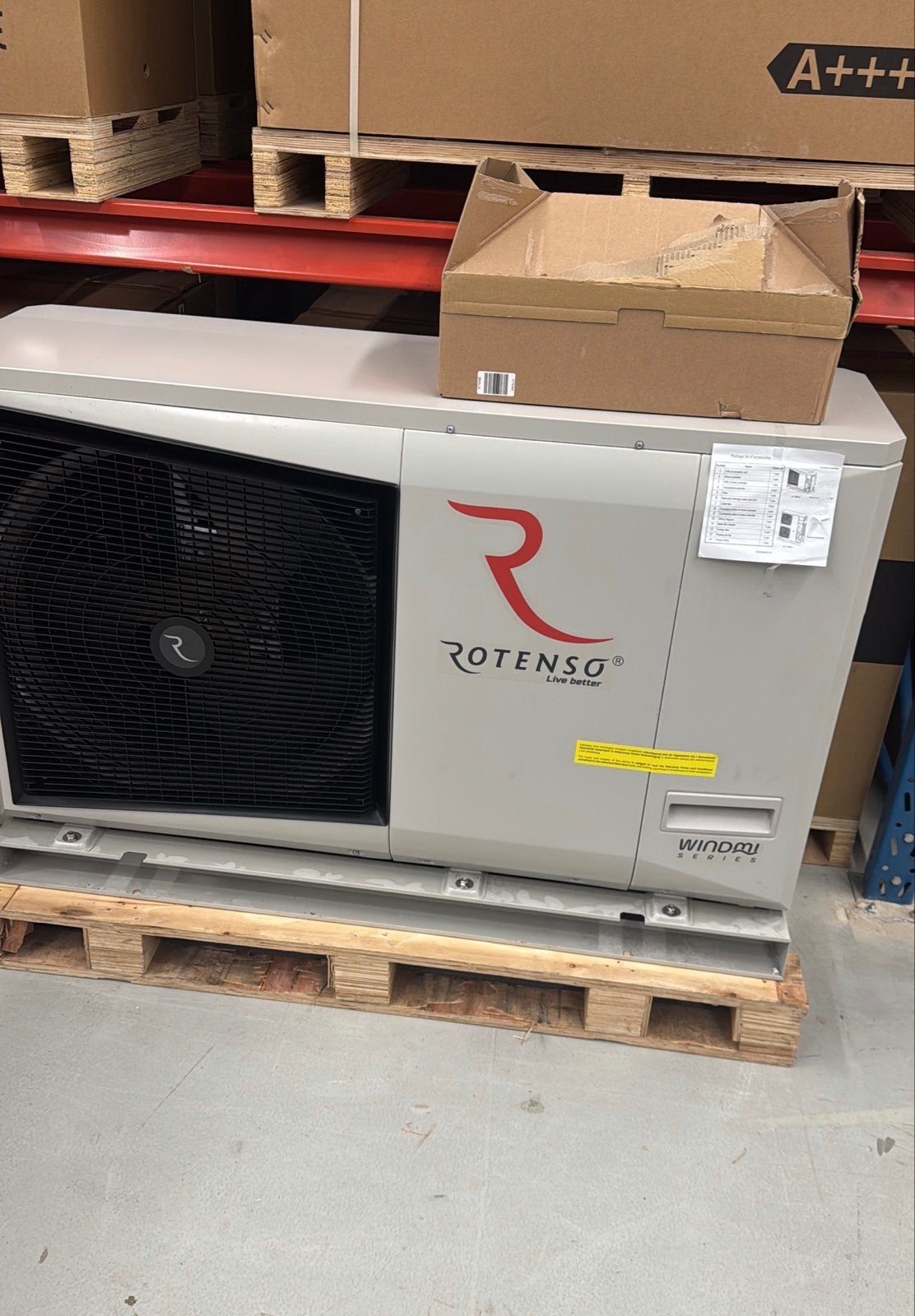 Rotenso 10 kW Monobloc Warmtepomp - Showroommodel, Doe-het-zelf en Verbouw, Verwarming en Radiatoren, Overige typen, Ophalen of Verzenden