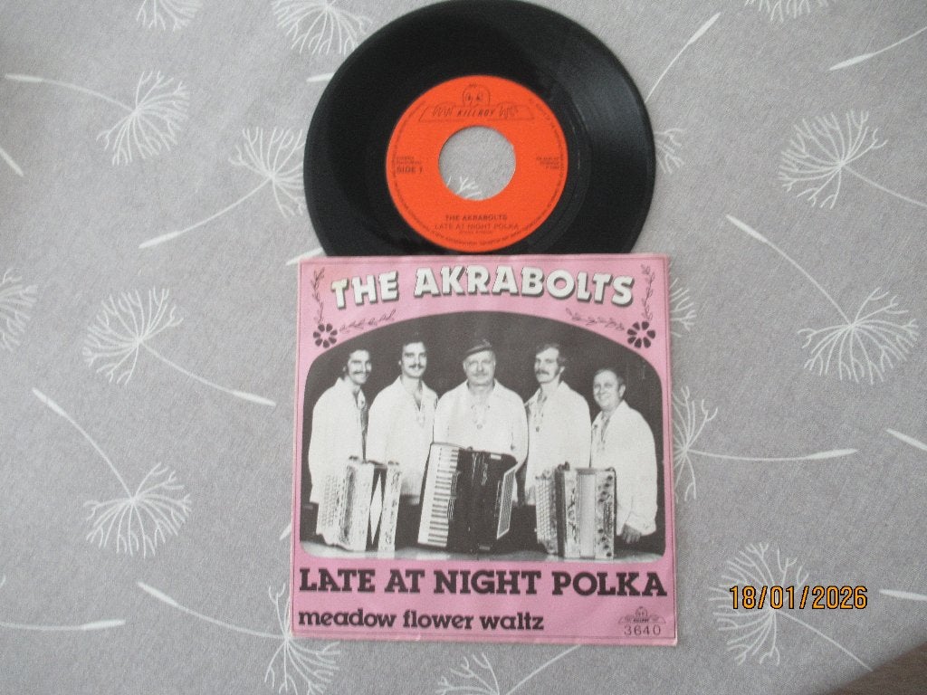 The Akrobolst   Late at night Polka, Originele persing, 7 inch, Ophalen of Verzenden, Zo goed als nieuw