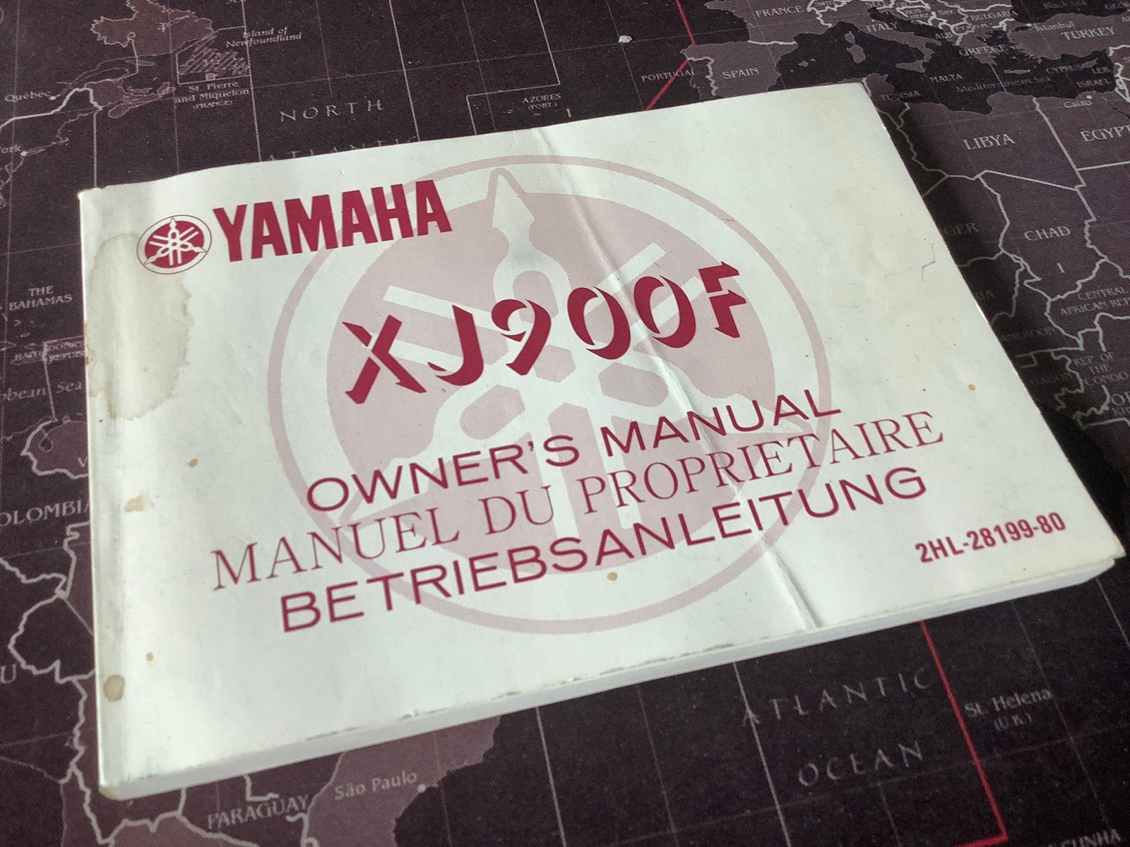 Yamaha XJ900F Handleiding (Owner's Manual), Motoren, Verzenden, Yamaha